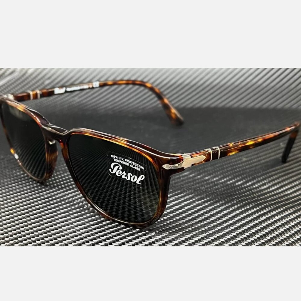 Persol Men's Havana Brown 52mm Sunglasses